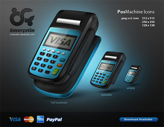 credit card machine icon. Pos Machine Icons