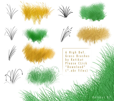 Photoshop Grass Brushes
