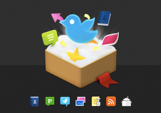 social bookmark icon