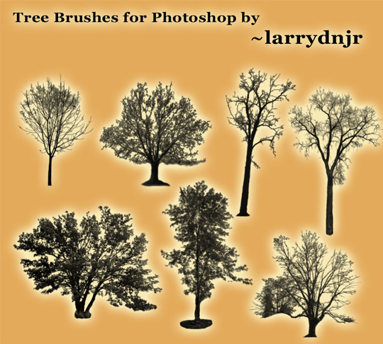 Free Photoshop Tree Brushes