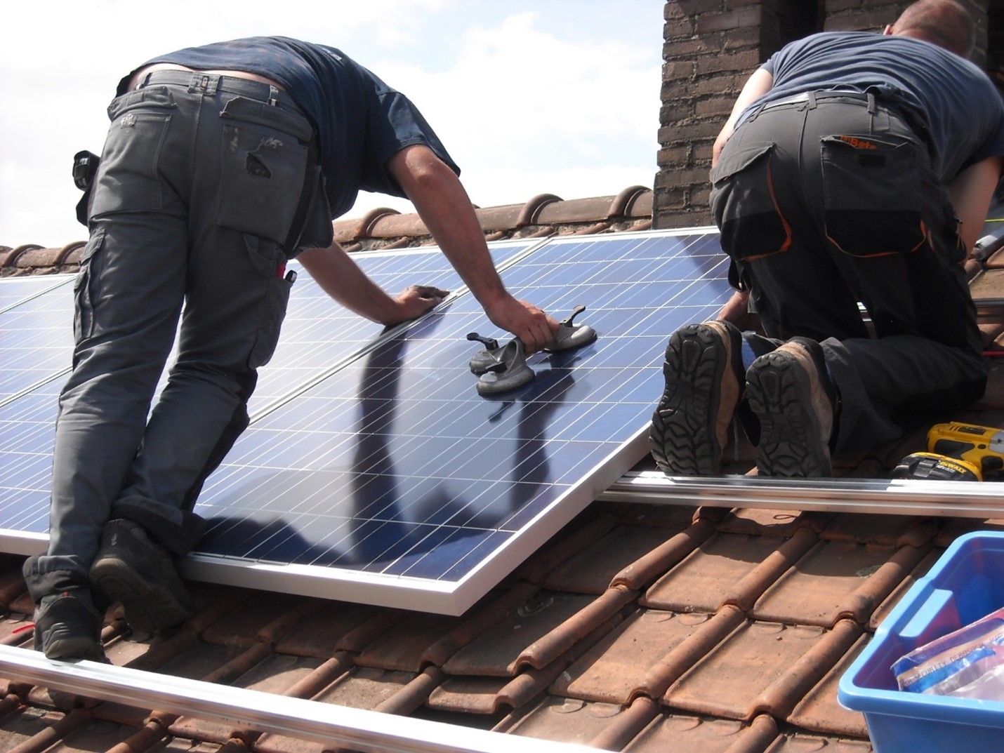 installing solar panels at home